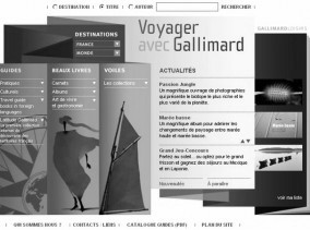 site des Guides et Beaux livres de Gallimard Loisirs