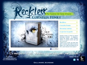 Sortie du livre reckless : site web, gallimard